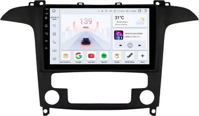 Produktbild von Autoradio mit Bluetooth und CarPlay für Ford S-Max (2007–2015) – Kompatibel mit Apple und Android – Stereoanlage – Navigationssystem – 4 GB RAM, 32 GB Speicher