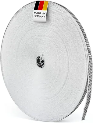 Immagine prodotto di Cinghia per avvolgibili, 50 metri, 23 mm, per finestre, colore grigio
