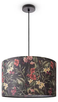 Produktbild von Deckenlampe Wohnzimmer Lampe Esstisch Pendelleuchte Blumen Palmen Deko E27