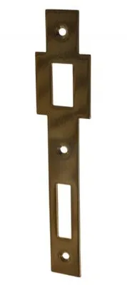 Produktbild von Flacher Einlass-Zusatzriegel 90 mm gold lackiert