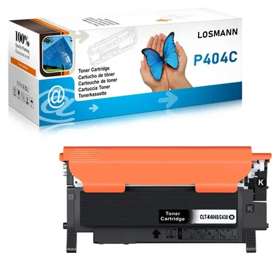 Immagine prodotto di Toner compatibili LOSMANN per stampanti Samsung P404 CLT-P404C 404S, CLT-K404S, CLT-C404S, CLT-M404S, CLT-Y404S, compatibili con i modelli Xpress SL-C430W, C480FW, C480W, C480, C430, C480FN, C433 (1 confezione di toner nero)