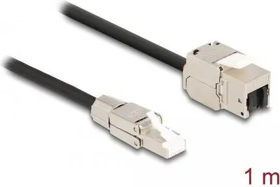 Produktbild von DELOCK Kabel RJ45 Keystone RJ45 Cat.6A
