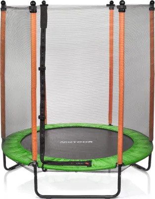 Obrázek produktu pro Trampolína pro děti Meteor TRP-60 140 cm - s bezpečnostní sítí - vnitřní a venkovní