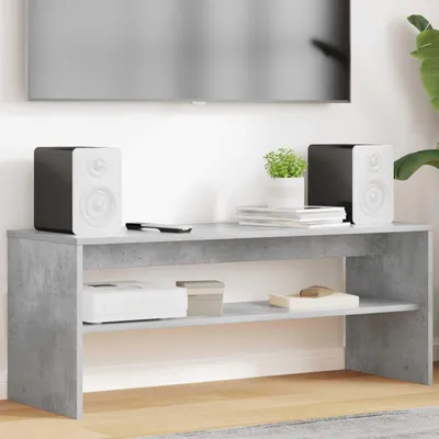 Produktbild von "Schlussverkauf" TV-Schränk hochwertigem - TV-Lowboard - Max. Gewicht: 60 kg - Beton Grau 100x35x40 cm Holzwerkstoff  C14497