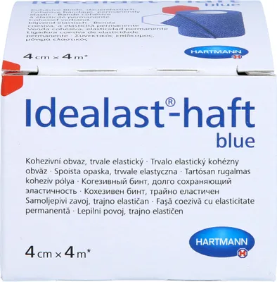 Produktbild von Idealast-haft color Binde 4cmx4m blau, 1 St BIN