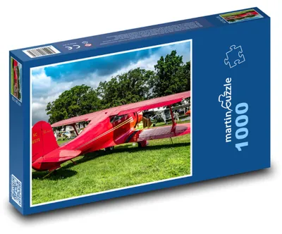Obrázek produktu pro martinpuzzle - Puzzle 1000 - Červený dvouplošník, letadlo