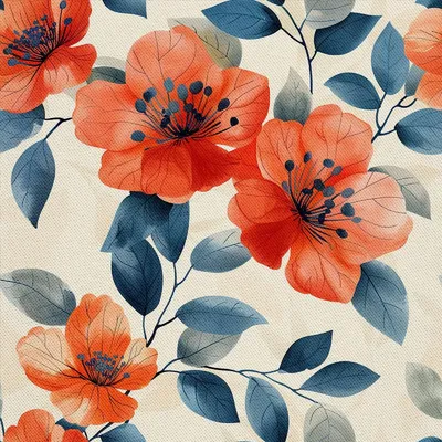 Produktbild von OUTDOOR DEKOSTOFFE OXFORD - Motiv Blumen I DX5110