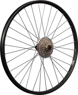 Produktbild von 27,5 Zoll Laufrad Hinterrad Hohlkammer geöst Shimano FH-TC500 Disc 142x12 mit 8 fach Kassette