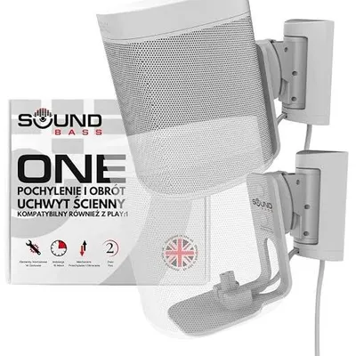 Zdjęcie produktu dla Uchwyt ścienny do głośnika sonos one PLAY:1 obracany nachylany 2 szt.