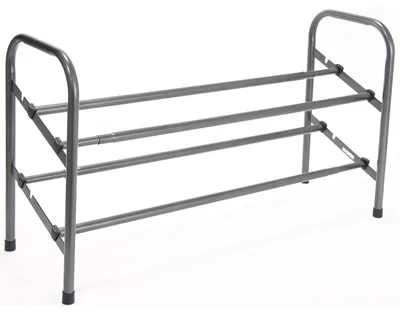Produktbild von 5five Schuhregal - ausziehbar - grau - 6-10 Paar - 61 x 39 cm