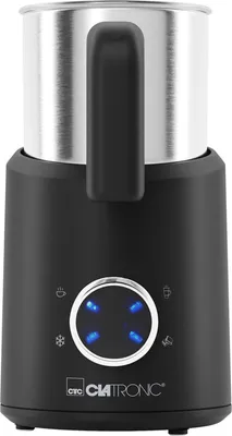 Produktbild von Clatronic® Milchaufschäumer elektrisch | Heizfunktion | warmer und kalter Schaum | für dichten, cremigen Schaum | kein Vorwärmen | 740ml | MS 3812