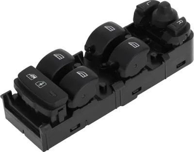Produktbild von Elektrischer Fensterschalter Nr. 31453233 Vorderer linker Fahrerseiten-Fenstersteuerungsschalter für Volvo S80 V70 XC70 Schwarz