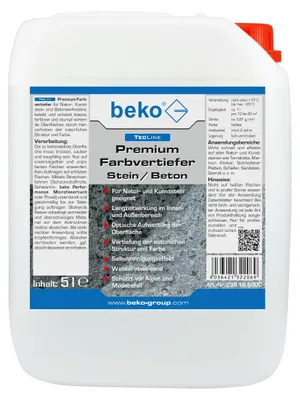 Produktbild von TecLine Premium-Farbvertiefer Stein/Beton 5 l Kanister