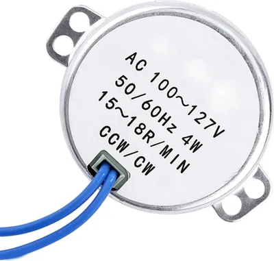 Produktbild von 1Stück AC 100-127V 4W Synchronmotor 50/60Hz CCW/CW Getriebemotor