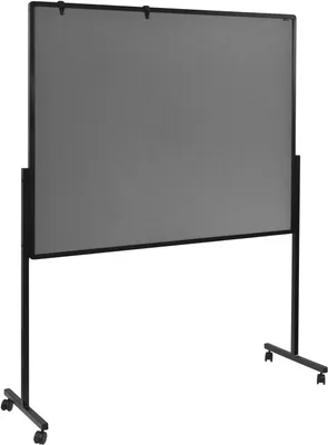 Produktbild von Legamaster PREMIUM mobiles Multiboard XL grau Pinnwand, Aluminium, 4 Rad/Räder, 1500 mm, 1200 mm, 16,5 kg, 1240 mm