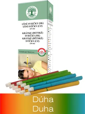 Obrázok produktu pre NaturheliX® sviečky detské Dúha10ks