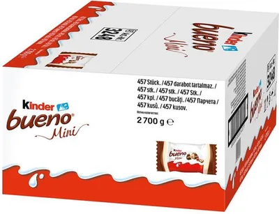 Produktbild von Ferrero Kinder Bueno Mini 1er circa 457 Stück