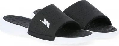 Produktbild von Trespass Herren Slide Gepolsterte Badeschlappen/Badelatschen TP4734 (45 EU) (Schwarz/Weiß)
