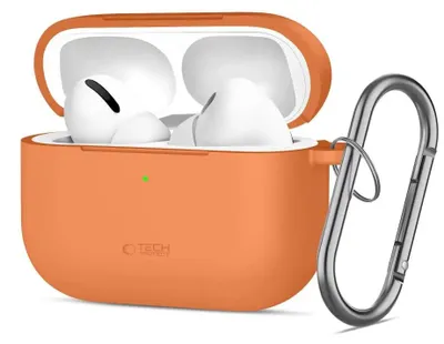 Obrázek produktu pro Silikonové pouzdro Tech-Protect Hook pro AirPods Pro - oranžové