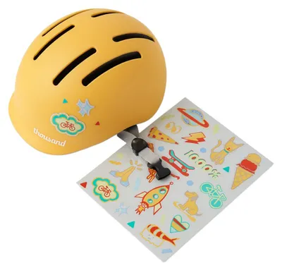 Immagine prodotto di Thousand Jr. Toddler - Hello Yellow - Misura della testa 45 - 49 cm - Casco per bambini da 1 anno in su