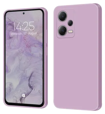 Produktbild von Hülle für Xiaomi Redmi Note 12 Pro+ 5G Case Cover Bumper Smartphone Softgrip Schutzhülle Farbe: Lila