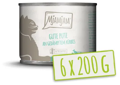 Obrázek produktu pro MjAMjAM 4260512870379, Dospělý jedinec, Jakékoli plemeno, Dýně, Turecko, 200 g, Bez obilovin