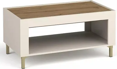 Immagine prodotto di Tavolino AUROVA - cashmere / rovere whisky