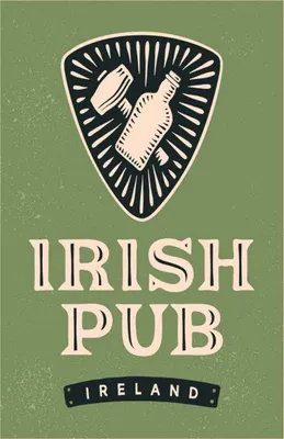 Produktbild von vianmo Holzschild 30x20 cm Ireland Irish pub
