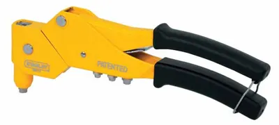 Nietzange STANLEY BLACK+DECKER MR77 mit rotierbarem Kopf und 4 Aufsätzen