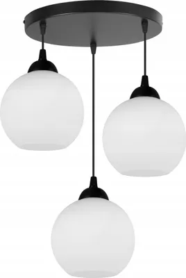 Obrázok produktu pre Klasická Kovová Závesná Lampy S Skleneným Stínidlom