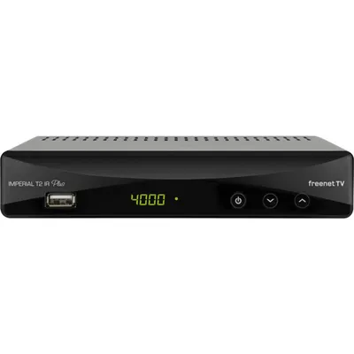 Immagine prodotto di T2 IR Plus ricevitore DVB-T2 con sistema di decodifica Freenet TV integrato (incl. 3 mesi di Freenet TV) Nero
