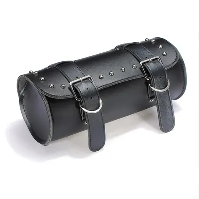 Image de Sacoche à outils pour moto - Sacoche universelle pour fourche et guidon - Sacoche de chargement avant - Rangement pour voyages et excursions