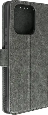 Obrázek produktu pro Koženkové pouzdro s funkcí stojánku pro Xiaomi Redmi 12C - Grey