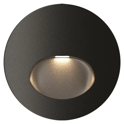 Immagine prodotto di Segnapasso Moderno Per Esterno Alluminio Nero Luce Led 3W Ip54