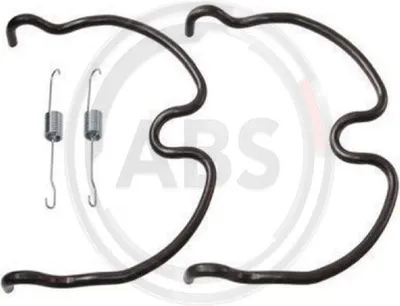 Produktbild von A.B.S. Zubehörsatz Bremsbacken 0872Q Hinten für OPEL AGILA (A) (H00)
