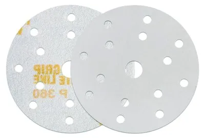 Produktbild von 150 mm Schleifscheiben mit Klettverschluss und 15 Löchern - 50 Stück
