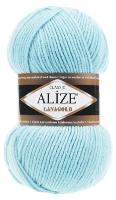 Strickwolle ALIZE Lanagold eisblau