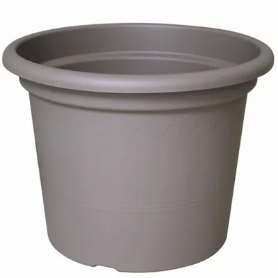 Obrázek produktu pro Květináč GEO plastový hnědo šedý d40x30cm