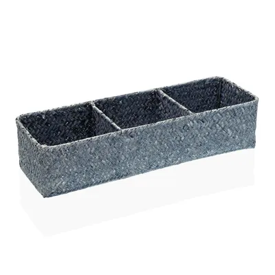 Produktbild von Mehrzweckkorb versa blauer Seetang 12 x 8 x 36 cm