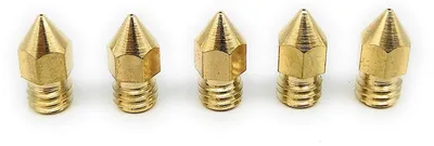 MK8 Düsen Set 5x 0,3 mm Messing für 1,75 mm Filament