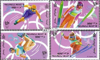 Produktbild von Briefmarken Mongolei 1998 Mi 2762-2765 (kompl.Ausg.) postfrisch Olympische Winterspiele 98
