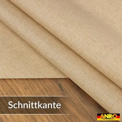 Productafbeelding van ANRO Tafelkleed afwasbaar Beige linnenlook 140x100 cm voor binnen en buiten