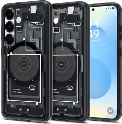 Produktbild von Spigen Ultra Hybrid Mag Case für Samsung Galaxy S25 Zero One - Schwarz