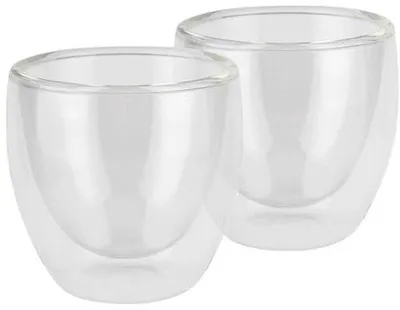 Produktbild von Espresso Gläser Set von 2 - Doppelwandig, ideal für Kaffeeliebhaber
