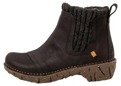 Produktbild von El Naturalista Stiefeletten Damen NE23 PLEASANT BLACK/ YGGDRASIL Farbe Schwarz