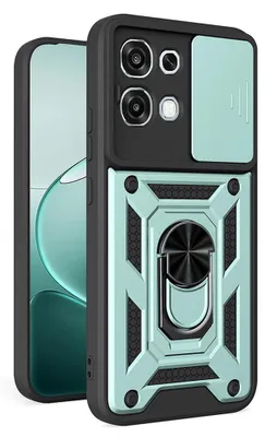 Obrázek produktu pro Techsuit - CamShield Series pouzdro s posuvným krytem fotoaparátu pro Oppo A6 Pro 4G / A6 Pro 5G - zelené