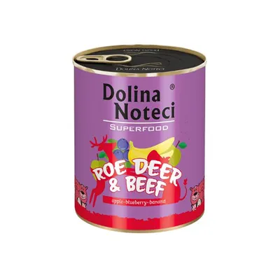 Produktbild von Dolina Noteci Superfood, Adult, Rind, Hirsch, 800 g