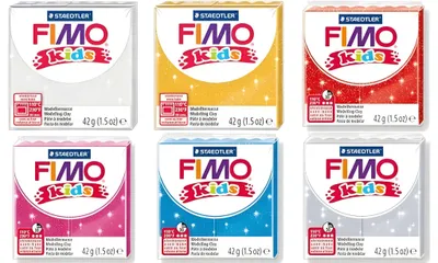 Produktbild von Staedtler FIMO 8030212, Modellierton, Rot, Kind, 8 Stück(e), 1 Farben, 110 °C