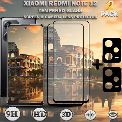 Obrázek produktu pro 1-balení Xiaomi 14 Pro Ochranné sklo na displej & 1-balení ochrana objektivu - Tvrzené sklo 9H - Super kvalita 3D