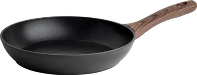 Immagine prodotto di Pinti Black&Wood Padella Antiaderente 26 cm – Alluminio, adatta all'Induzione con Manico in Effetto Legno